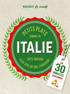 cover image of Petits plats Italiens en 30 minutes